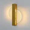 Lámpara de pared LED acrílica hotelera creativa luz de lujo dormitorio lámpara de mesita de noche moderna minimalista sala de estar pared de fondo lámpara de pasillo