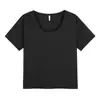 Verão Novo Estilo Ombro Renda Multicor Blusa Tamanho Plus Feminina Solta Emagrecedora Versátil Manga Curta Camiseta 65282