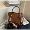 Bolso Cubo Versátil Simple de Gran Capacidad Bolso Cruzado para Mujer Moda Tendencia Nicho Coreano Bolso de Mano/Hombro Simple