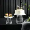 Decoraciones Blancas para Mesa de Postres Estilo Europeo, Accesorios para Bodas, Soporte para Pasteles de Cumpleaños, Soporte para Bocadillos de la Hora del Té, Soporte de Exhibición para Pausa del Té de Comida Fría