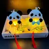 Novas Lanternas Luminosas de Ano Novo Barraca de Presentes de Feriado Animal de Desenho Animado Enchido Popular Criativo Lanterna de Bambu Panda