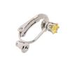Aretes de Zirconia Alta Calidad Clip para Oreja Accesorios de Joyería para Oreja Sin Aguja Aretes de Presión para Cortar la Oreja Convertidor de Aretes