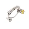 Clip para oreja en forma de U de acero inoxidable set de pendientes sin perforación pendientes de circonita Súper Brillantes accesorios para joyería DIY convertidor de clip para oreja