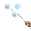 Flores de crisântemo em formato de bola artificiais, decoração de casamento, arranjo para casa, adereços de fotografia, flores artificiais, paisagismo de shopping, decoração de caminho de flores