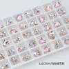 Dongzhou Diamante para Unhas 10*8.8mm Coração Geométrico Fundo Pontiagudo Diamante DIY Brincos Joias Diamante Brilhante Decoração de Unhas Diamante