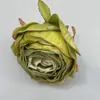 Arreglo floral hecho a mano DIY flor artificial ramo de rosas de boda decoración del hogar 6 cm borde de coca simulación retro capullo de peonía