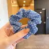 2025 Novo Scrunchie de Intestino de Porco Francês de Alta Qualidade para Mulheres Estilo Coreano Moda Versátil Simples Acessórios de Cabelo Corda de Cabelo Acessório de Cabeça