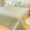 Funda de Cama de Algodón Clase A Juego de Tres Piezas Algodón Puro Más Terciopelo de Leche Edredones Acolchados para Todas las Estaciones Colchón para Cama Tatami