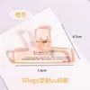 Clipes pequenos de cor gelatina transparente estilo ins clipes de papel acrílicos clipes de cauda longa para organizar notas e documentos escritório clipes de cristal