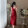 Elegante y chic conjunto de falda de punto de alta gama estilo socialité, nuevo conjunto de dos piezas de moda de otoño con chaleco y falda