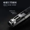 Baicheng Raptor No. 1 Encendedor de Cigarros Azul a Prueba de Viento con Doble Llama Directa Tipo Pluma con Cierre para Uso en Exteriores