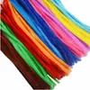 Palito Torcido Cifrado Cimas de Raíz de Cabello Tiras Felpudas Juguetes Educativos Hechos a Mano para Niños Materiales para Producción DIY Ramo Simulado