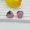 Argila de Morango Pesada Broca Completa Esfera Furo Reto Contas DIY Caneta de Contas Corrente de Celular Chaveiro Corrente de Bolsa Acessórios de Joias
