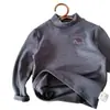 Ropa interior térmica Bangcheng para niños 2026 Nueva llegada de invierno Niños Rayas Cuello medio alto Ropa interior cálida Bebé Ajustado Ropa de otoño