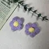Bonito Hyun Ya Feng Puff Flor Diy Tricô Lã Flor Roupas Acessórios Crochê Flor Pin Bagagem Acessórios