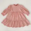 Vestido de Niña Estilo Coreano, Ropa para Bebé de Primavera y Otoño, Mameluco, Vestido Formal para Bebé de un Año, Vestido de Princesa Bordado para Bebés Niñas