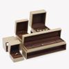Caja de joyería creativa dorada de alta calidad para anillos, collares, pulseras, cadenas, con cajón, caja de almacenamiento para colgantes