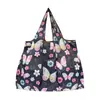 Bolsa de Compras Grande Capacidade Prática Espessada Dobrável Feminina para Supermercado Ecológica Atacado Casual Conveniente Bolsa de Ombro