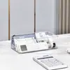 Cesta de Armazenamento de Livros Transparente PET para Mesa de Escritório Caixa de Armazenamento de Arquivos de Escritório Grande Média Pequena Caixa de Armazenamento para Organização de Sala de Estar