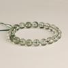 Brasil cristal natural fino fantasma verde contas soltas cornucópia estrela lasanha 5/6mm pulseira simples