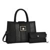Bolso para Viajero Otoño e Invierno Nuevo Bolso de Mano de Alta Gama Bolso para Mujer Moda Europea y Americana Costura Bolso Tote de Hombro