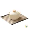 Estante Escurridor Plegable Enrollable para Fregadero de Cocina, Cesta Escurridora Plegable para Platos, Palillos, Frutas y Verduras, Acero Inoxidable Aislante al Calor