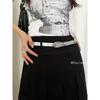 Jeans de Lona de Moda Estilo Coreano Artístico Joven Estudiante Ins Cinturón Decorativo para Mujer Cinturón Moda Combinable