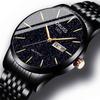 Reloj de Movimiento Estrella Caballero TikTok Reloj de Hombre Productos Genuinos Cuarzo Impermeable Calendario Alta Gama Guapo Moda 2024 Nuevo