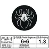 Bordado Ya nuevo tablero de ajedrez blanco y negro pegatinas de bordado por computadora parche telaraña pancarta amor decoración de bordado por computadora