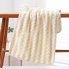 Toalha de Fleece Coral de Tricô por Trama de Alta Densidade Absorve Água, Não Solta Fiapos, Possui Logo, Adequada para Uso Doméstico, Benefícios para Funcionários, Amiga da Pele, Absorvente, Secagem Rápida