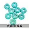 Colgante de paz de piedra natural, finamente tallado, regalo para el Festival Qixi, colgante de paz de ágata de cristal, accesorios para joyería DIY