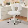 Crema de Maquillaje Tocador de Habitación de Niña Tocador de Celebridad de Internet Silla con Respaldo Silla Simple de Hogar para Manicura