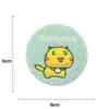 Insignia Bordada Redonda de Barra de 58 mm para Toalla Pin de Espalda Personalizado Broche de Dibujos Animados Insignia Decorativa Personalizada de Hojalata