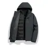 Chaqueta de plumón impermeable para hombre y mujer, tres en uno, repelente al agua, desmontable, para invierno, exterior, montañismo, esquí, ropa, estampado