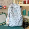 2026 Verão Novo Estilo Fresco Ins Mochila Escolar Mochila Fofa Menina Grande Capacidade Mochila Leve de Nicho para a Escola