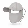 Sombrero de ala Aimi Show, Máscara de Protección Solar para Mujer, Verano, Sensación de Hielo, Transpirable, Anti-UV, Máscara Facial para Ciclismo al Aire Libre