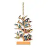 23 Novas Decorações de Natal Amantes de Livros Coração Decorações de Bibliotecário Penduricalhos para Carro Decorações para Casa