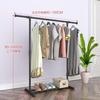 Cabide de Roupas de Chão Montável para Interior e Exterior Cabide Secador de Roupas de Poste Único Cabide de Roupas para Quarto Cabide de Roupas Doméstico Simples e Moderno