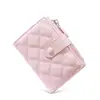 Novedades de Primavera Tendencia Ins 80% de descuento Cartera para Mujer Pu Transfronteriza Billetera para Monedas Acolchada Portadni Integrado de Alto Valor