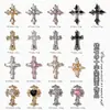 Accesorios para Uñas con Circonita Cruzada Estilo Punk Oscuro Retro Corazón Gótico Pedrería para Uñas Diamante Incrustado 3D Accesorios Venta al por Mayor