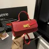 Mini Bolso Kelly de Textura Tejida para Mujer Bolso de Hombro Único Bolso de Mano de Moda Bolso Cuadrado Pequeño Estilo Coreano Bolso de Mano Cruzado de Nicho