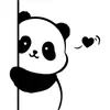 GB701 adesivos de animais fofos panda portas e janelas de vidro janela de canto jardim de infância desenho animado criativo pintura decorativa