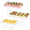 Soporte de Acrílico para Mesa de Postres Autoservicio Vertical para Cupcakes Postres Pastelería Bandeja para Servir