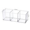 Pincel de maquiagem transparente Armazenamento Balde Dormitório Desktop Pincel Pincel Balde Beleza Ovo Batom Cosméticos Caixa de Fidelidade