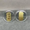 Concha de Agua Oro Puro 999 Tesoro de Riqueza Gato de la Fortuna Pegatina Dorada para Teléfono Móvil Tienda de Oro Promoción de Transmisión en Vivo Regalo para Atraer Clientes