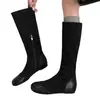 Botas para mujer de punta redonda, con cremallera lateral, elásticas, de corte ajustado, colección otoño/invierno 2026, versátiles, cómodas, suaves y con diseño interior para aumentar la altura, botas largas
