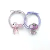 Versión coreana de 2021 del anillo para el pelo de celebridad de internet color transparente cuerda para el pelo de cuello largo lazo goma elástica pequeña cuerda para la cabeza femenina tienda de 2 yuanes