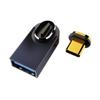 Adaptador Magnético Tipo-C 40Gbps Adecuado para Thunderbolt3 Adaptador con Funciones Completas Usb4.0