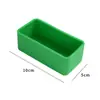 Suministro transfronterizo caja cuadrada de silicona para almuerzo divisor de caja de almuerzo compartimento de caja de almuerzo calentamiento en microondas caja para mantener la frescura venta al por mayor