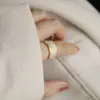 Anillo Minimalista de Esmalte con Ola para Mujer, Nuevo Estilo de Moda y Elegante, Anillo Abierto Personalizado, Anillo de Dedo Índice de Moda